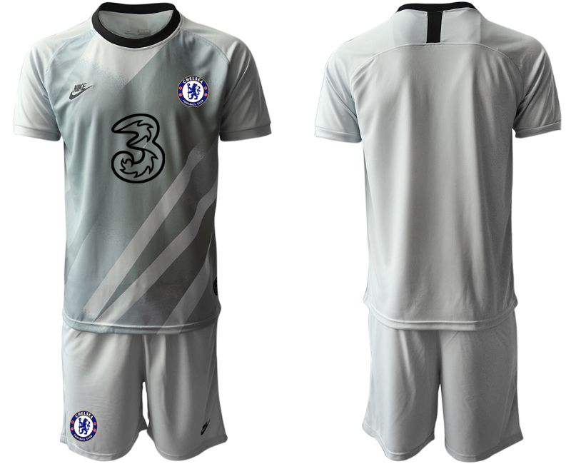 Men 2020-2021 club Chelsea gray goalkeeper Soccer Jerseys